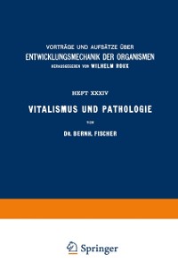 Cover Vitalismus und Pathologie