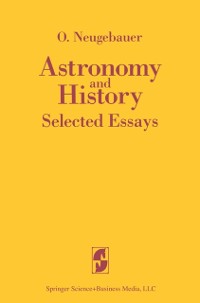 Cover Astronomy and History Selected Essays