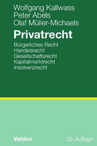 Cover Privatrecht