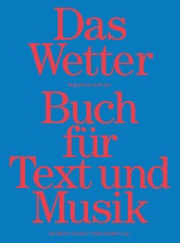 Cover Das Wetter Buch für Text und Musik