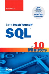 Cover Sams Teach Yourself SQL in 10 Minutes