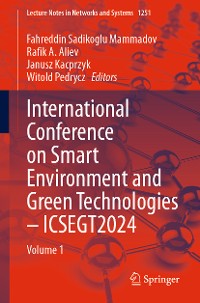 Cover International Conference on Smart Environment and Green Technologies – ICSEGT2024