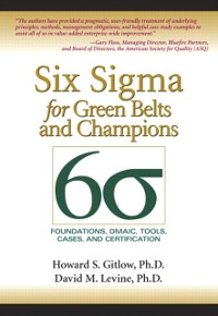 Cover Six Sigma for Green Belts and Champions