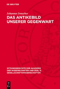 Cover Das Antikebild unserer Gegenwart