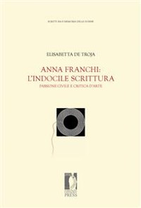 Cover Anna Franchi: l’indocile scrittura