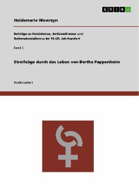 Cover Streifzüge durch das Leben von Bertha Pappenheim