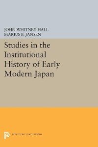 Cover Studies in the Institutional History of Early Modern Japan