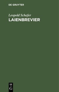 Cover Laienbrevier