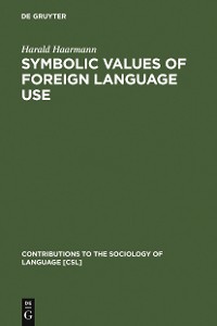 Cover Symbolic Values of Foreign Language Use