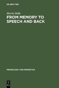 Cover From Memory to Speech and Back