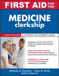 Cover First Aid for the Medicine Clerkship, Third Edition