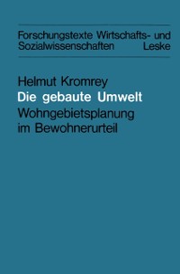 Cover Die gebaute Umwelt