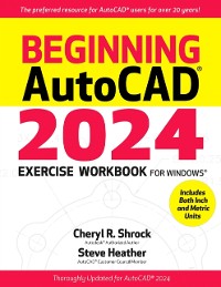 Cover Beginning AutoCAD(R) 2024 Exercise Workbook