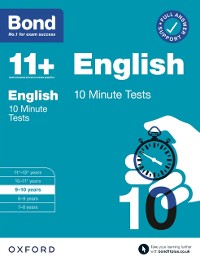 Cover Bond 11+: Bond 11+ 10 Minute Tests English 9-10 years