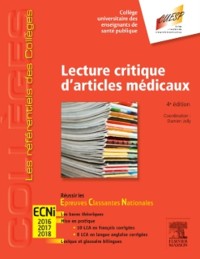 Cover Lecture critique d''articles médicaux