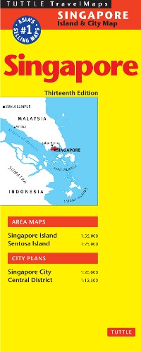 Cover Singapore Travel Map Thirteenth Edition