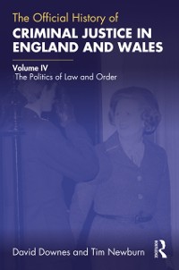 Cover Official History of Criminal Justice in England and Wales