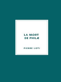 Cover La mort de Philæ