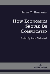 Cover How Economics Should Be Complicated