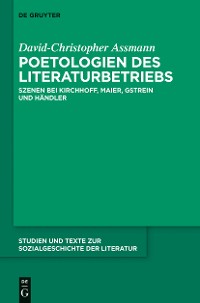 Cover Poetologien des Literaturbetriebs