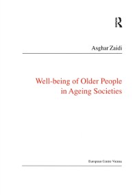Cover Well-Being of Older People in Ageing Societies