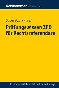 Cover Prüfungswissen ZPO für Rechtsreferendare