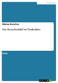 Cover Das Menschenbild bei Thukydides