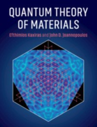 Cover Quantum Theory of Materials