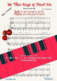 Cover We Three Kings of Orient Are (key Am) for solo instrument w/ piano