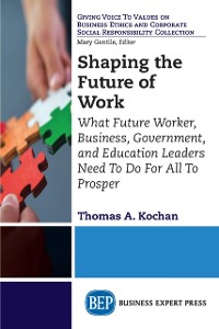 Cover Shaping the Future of Work
