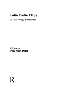 Cover Latin Erotic Elegy