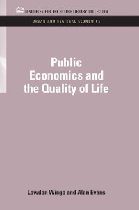 Cover Public Economics and the Quality of Life
