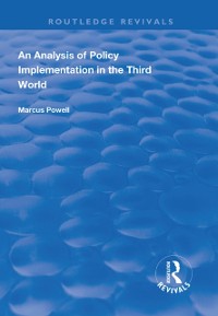 Cover Analysis of Policy Implementation in the Third World
