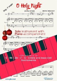 Cover O Holy Night (in F) for all instruments with Piano accompaniment