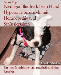 Cover Niedriger Blutdruck beim Hund Hypotonie behandeln mit Homöopathie und Schüsslersalzen