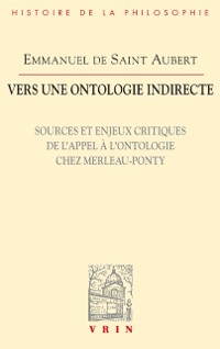 Cover Vers une ontologie indirecte