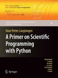 Cover Primer on Scientific Programming with Python