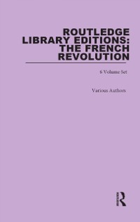 Cover Routledge Library Editions: The French Revolution