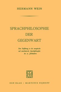 Cover Sprachphilosophie der Gegenwart