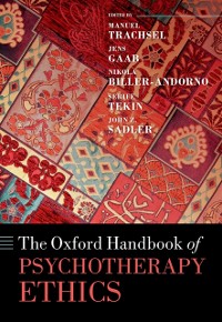 Cover Oxford Handbook of Psychotherapy Ethics