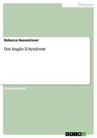 Cover Das fragile-X-Syndrom