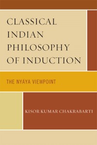 Cover Classical Indian Philosophy of Induction