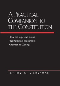 Cover A Practical Companion to the Constitution