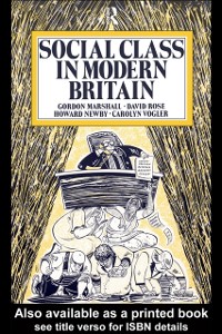 Cover Social Class in Modern Britain