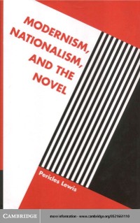 Cover Modernism, Nationalism, and the Novel