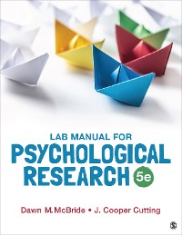 Cover Lab Manual for Psychological Research