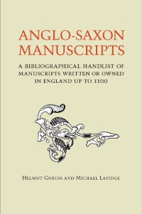 Cover Anglo-Saxon Manuscripts