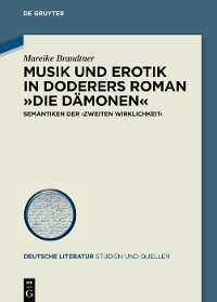 Cover Musik und Erotik in Doderers Roman »Die Dämonen«