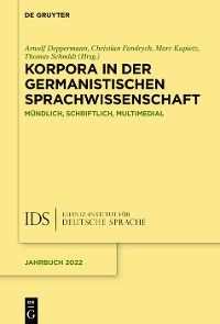 Cover Korpora in der germanistischen Sprachwissenschaft