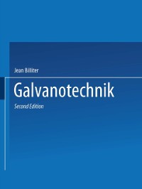 Cover Galvanotechnik